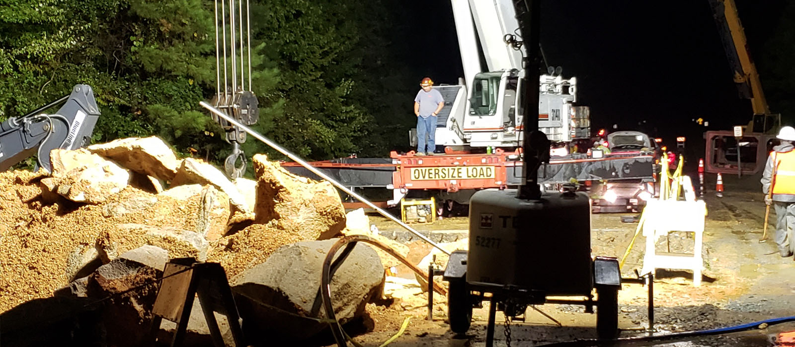 Installing new concrete box culverts for Georgia Pacific OSB Mill in Fordyce