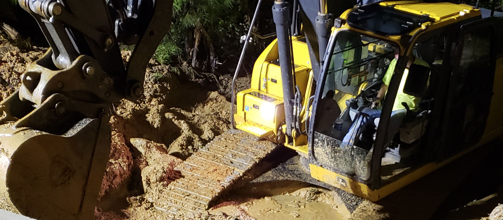 Installing new concrete box culverts for Georgia Pacific OSB Mill in Fordyce