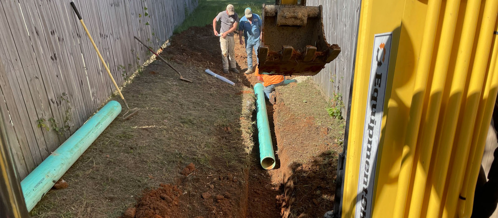 Installing a French Drain System