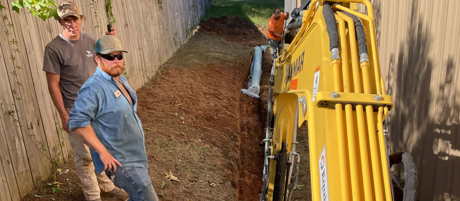 Installing a French Drain System