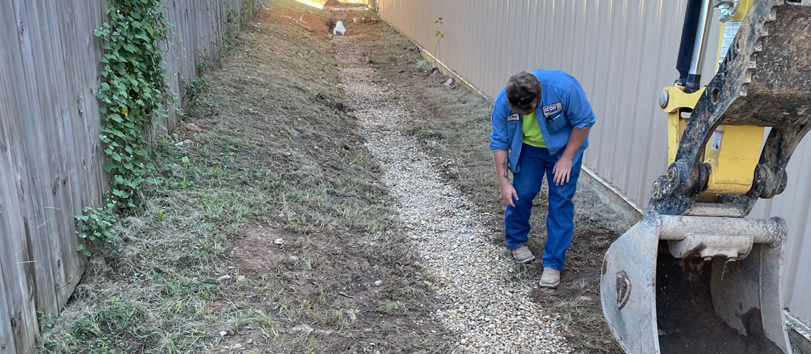 Installing a French Drain System