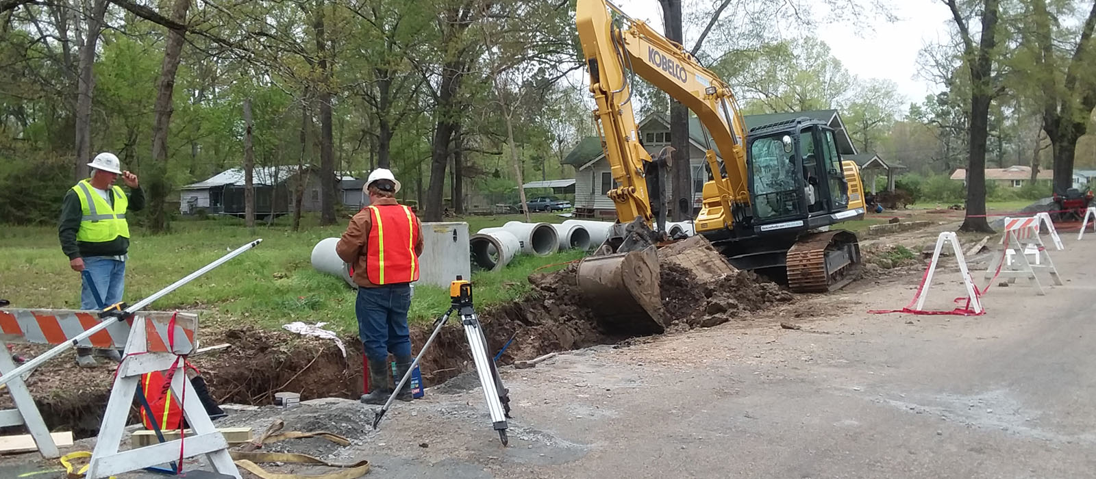 Replacing storm drain for the City of Fordyce