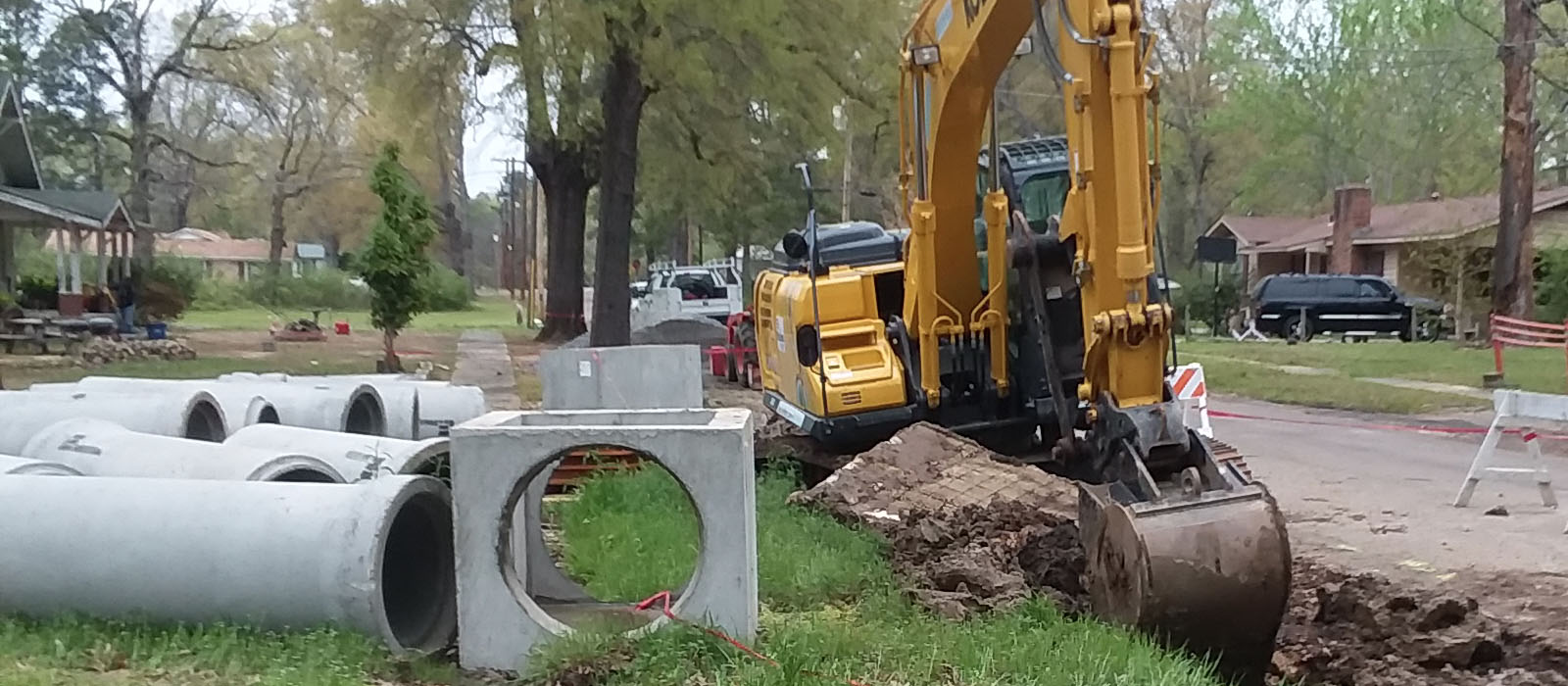 Replacing storm drain for the City of Fordyce